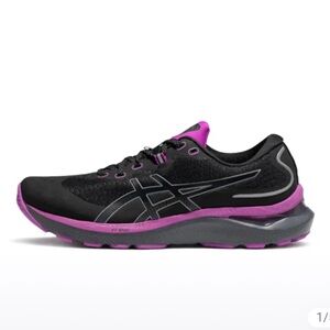Asics Gel-Cumulus 24 Running Shoes Women's Low-top Black/Purple
